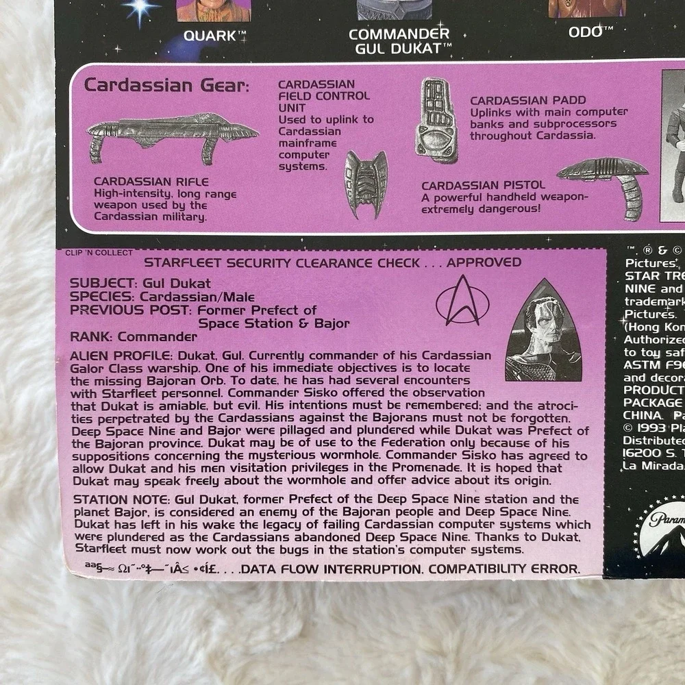 Playmates Toys star trek
